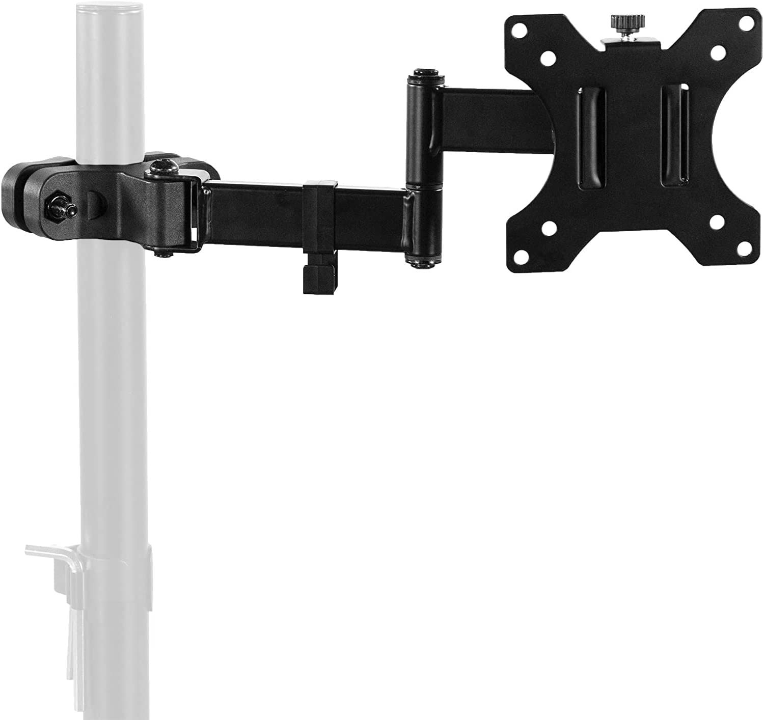 PM111 Universal Full Motion Pole Mount Monitor Arm VESA 75/100mm 1732 Inch