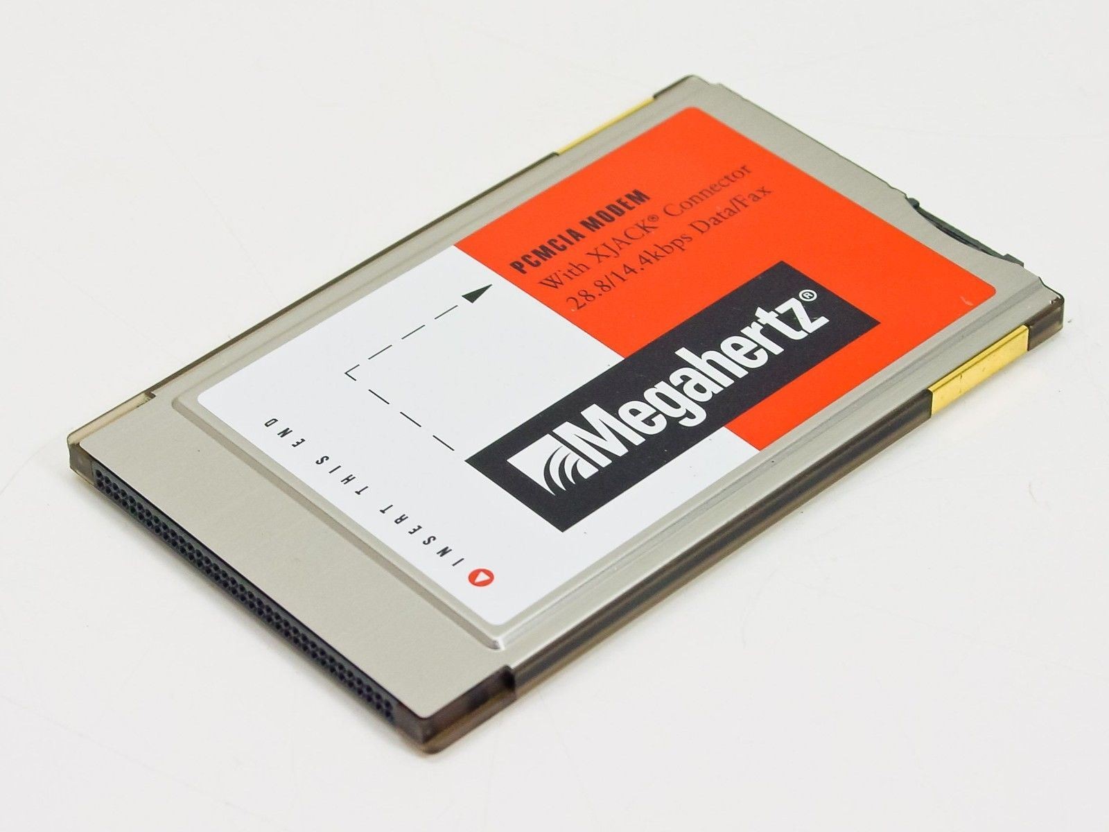 Megahertz XJ2288 PCMCIA Modem 28.8/14.4 Kbps Data/Fax XJack PC Card