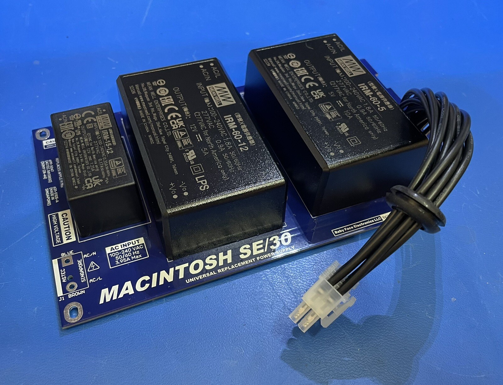 Brand New - Apple Macintosh SE & SE/30 - Universal Replacement Power Supply