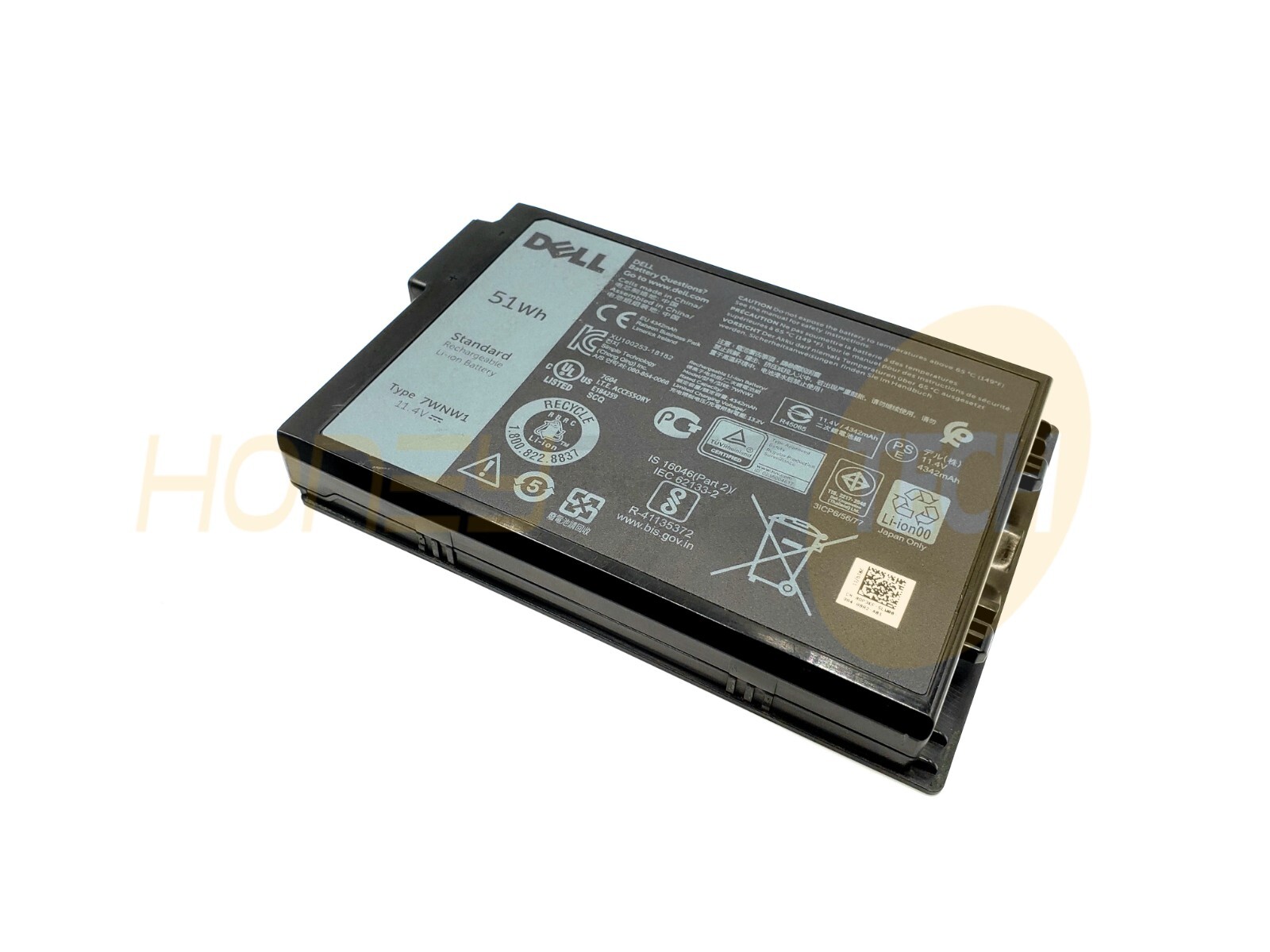 GENUINE OEM DELL LATITUDE 5424 RUGGED 3CELL 51WHR BATTERY 7WNW1 DMF0C TESTED