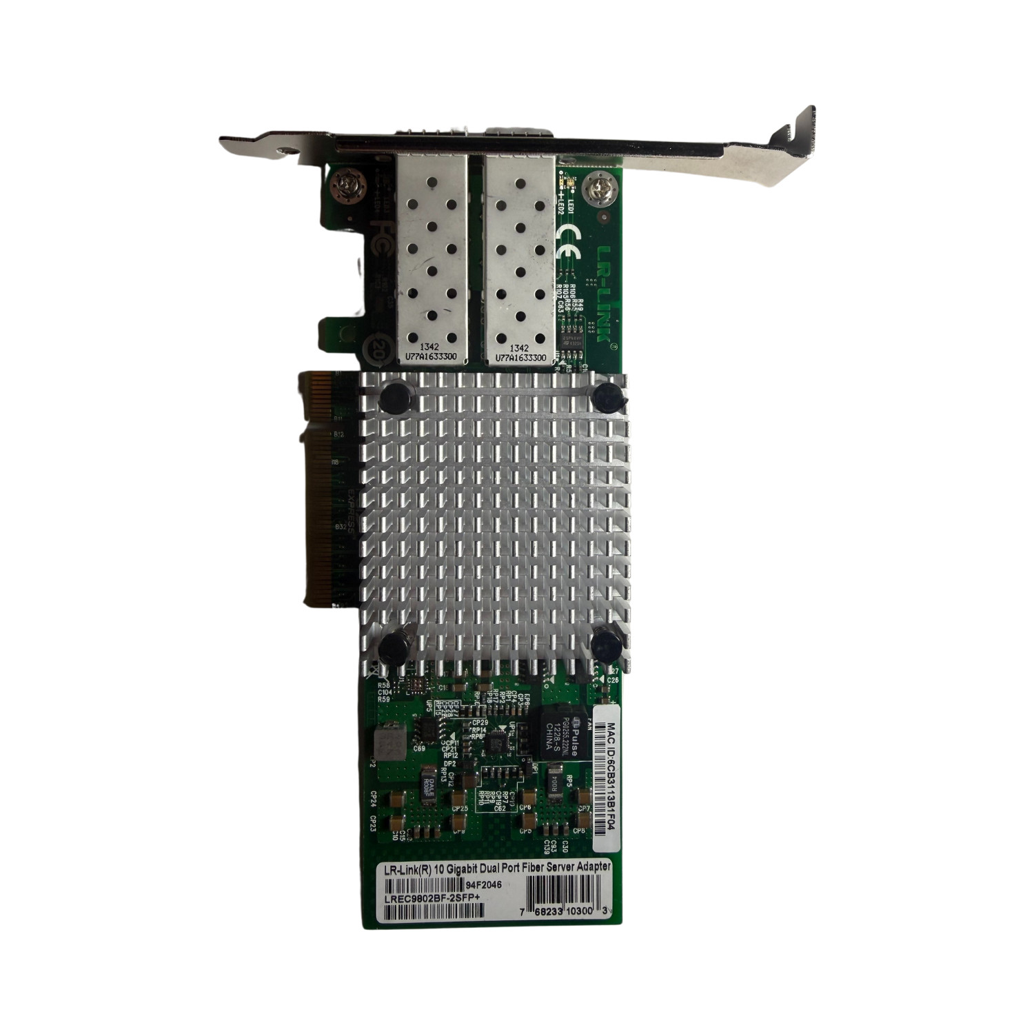 LR-Link LREC9802BF-2SFP+ PCIe x8 10GB SFP Dual-Port Server Fiber Network Card