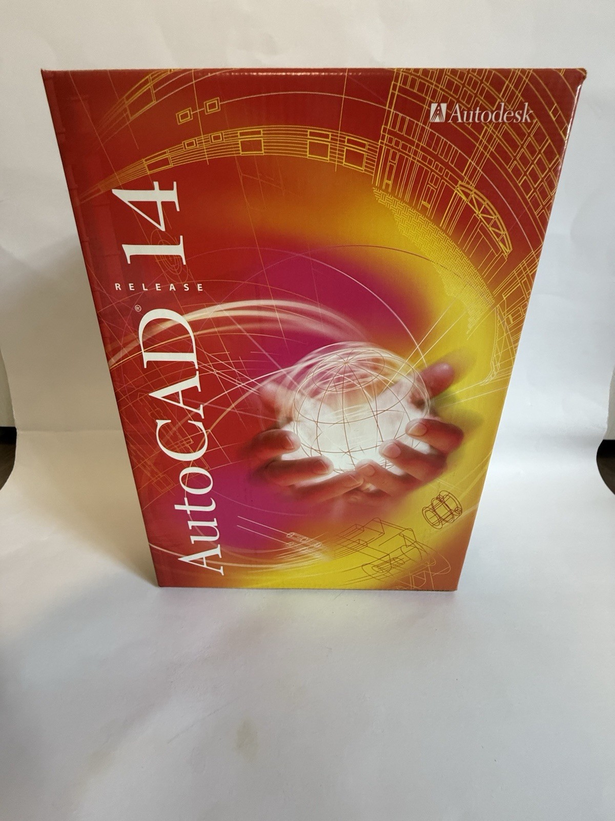 AutoCAD Release 14 R14 Box Manuals Paperwork  2 Discs Vintage Autodesk Lot