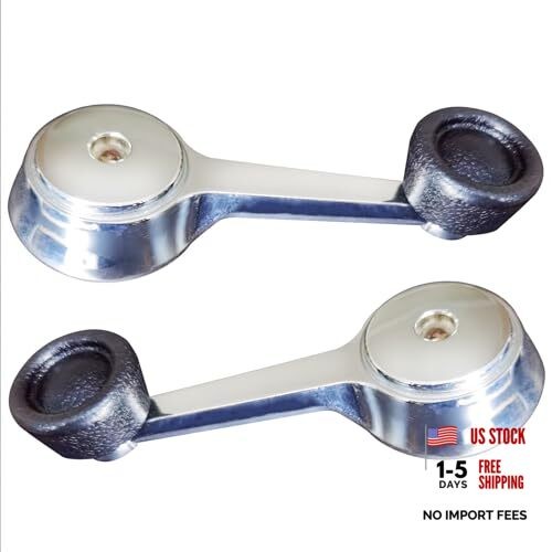 2 Pcs Inside Manual Window Crank Handles Compatible with 1987-1991 Jeep