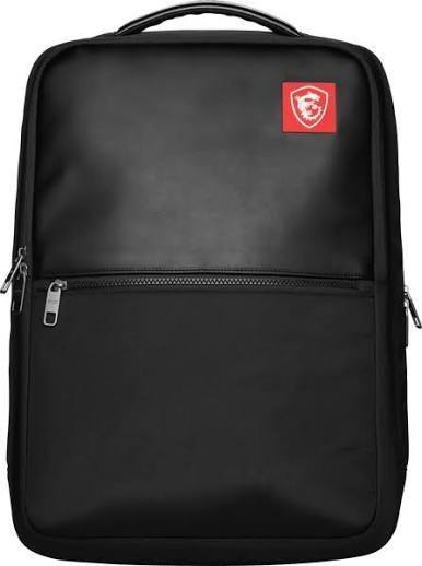MSI 20th Anniversary Gaming Backpack: Limited Edition Black Laptop Bag Leather