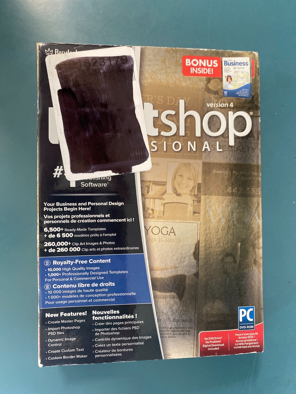 Broderbund The Printshop Professional Version 4 PC DVD-ROM 2001