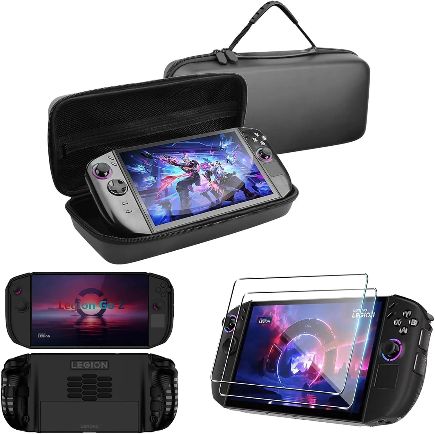 3 in 1 Protective Cover Case Set for Lenovo Legion Go 2