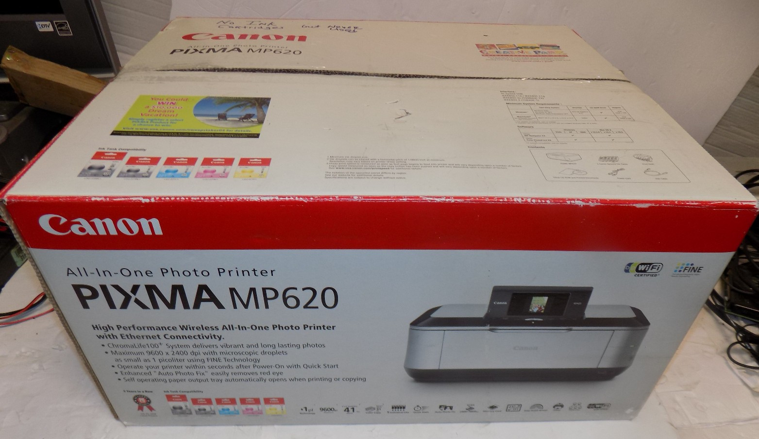 Canon PIXMA MP620 All-In-One Inkjet Printer Open Box