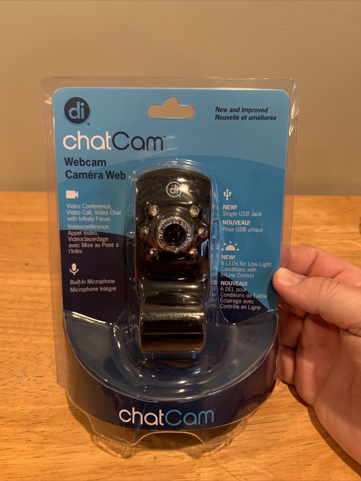 Digital Innovations 32343 Chat Cam Web Cam - High Definition -Lights New