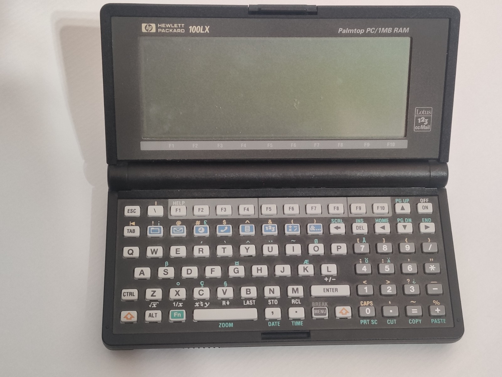 Ultra Rare HP 100LX Palmtop PC 1MB RAM DOS PDA | AS-IS Parts Repair