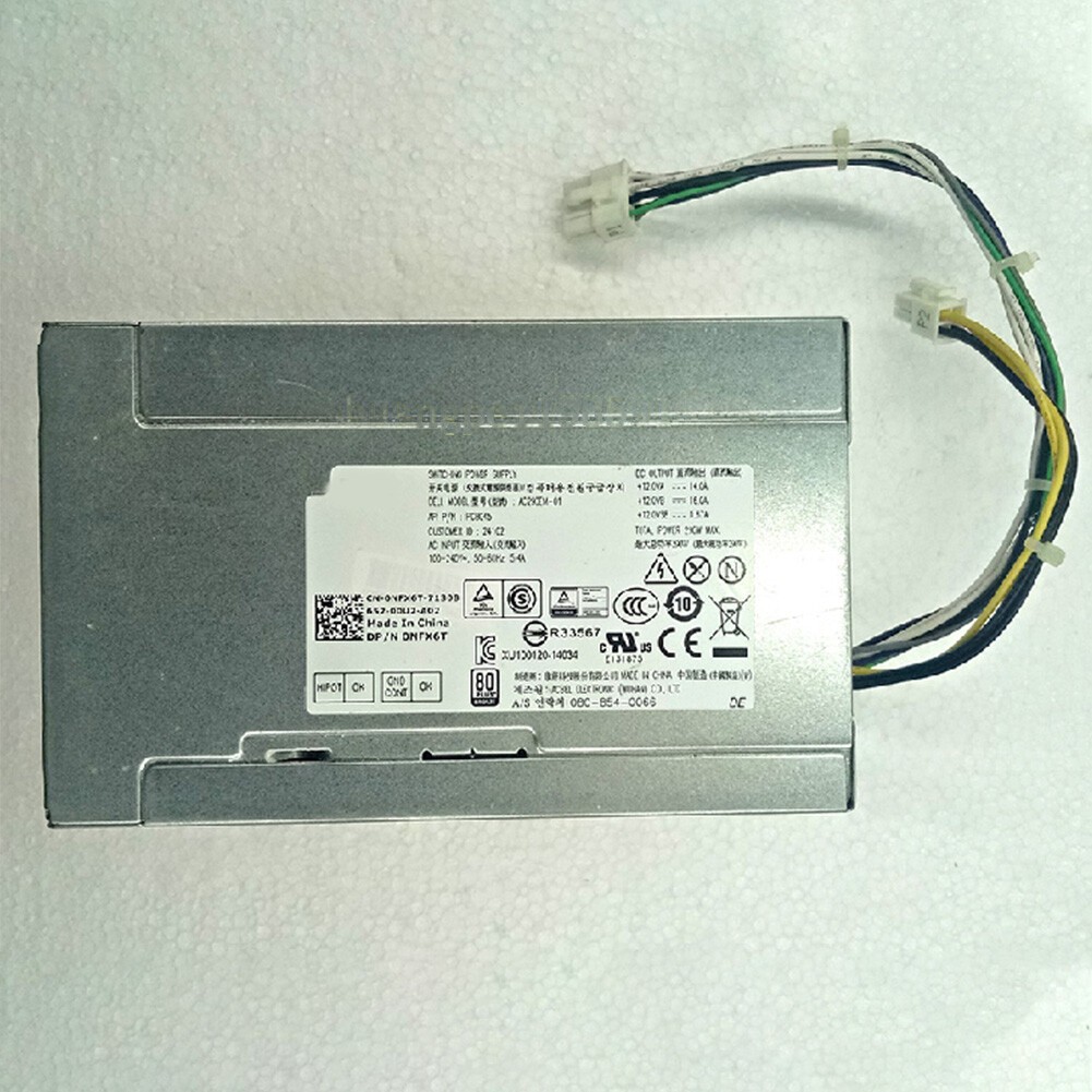 NFX6T AC290EM-01 L290AM Power Supply for DELL 3020 9020 T20 T30 T1700 3620 290W