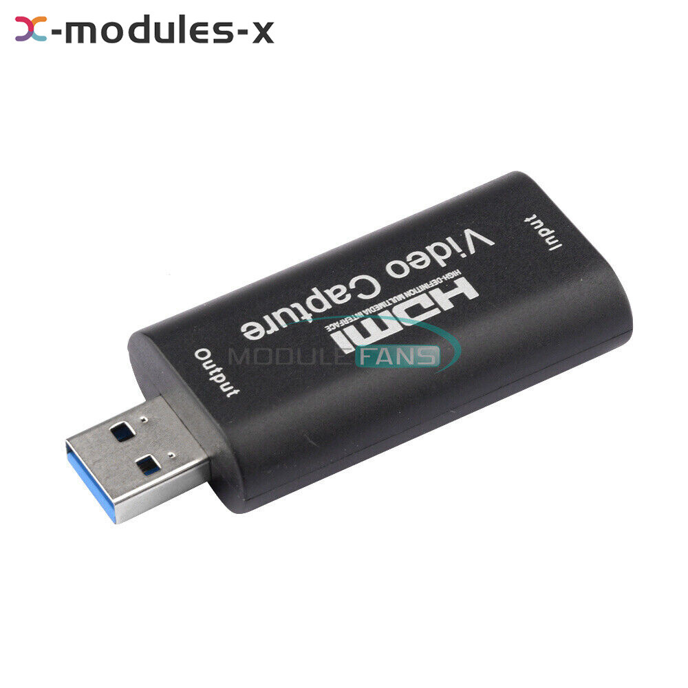 4K 1080P HD USB 2.0 Video Capture Card Grabber Record for PS4 Game Live-Stream