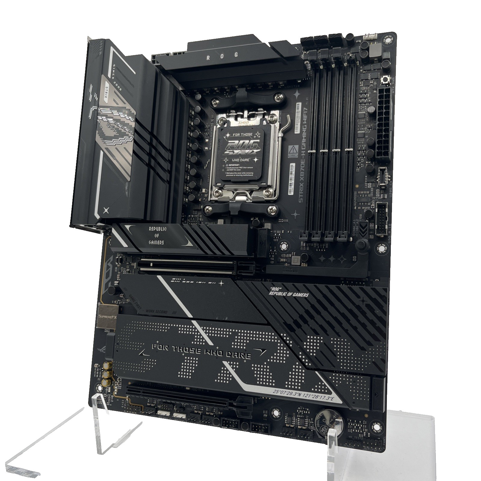 ASUS - ROG STRIX X870E-H AMD X870 ATX DDR5 Wi-Fi 7 Motherboard (READ)