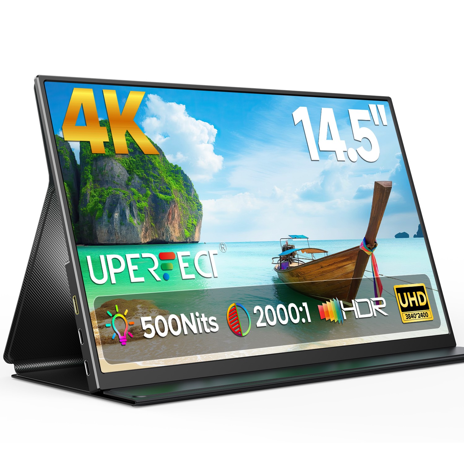 UPERFECT 4K Monitor 3840x2400 Portable Monitor Gaming Monitor for PS Xbox
