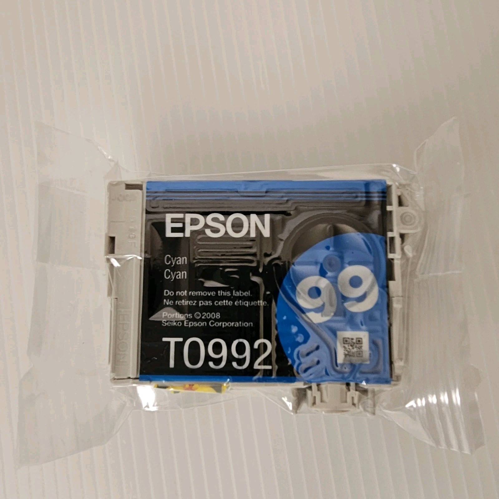 New Genuine Epson 99, T0992 Cyan Ink Cartridge