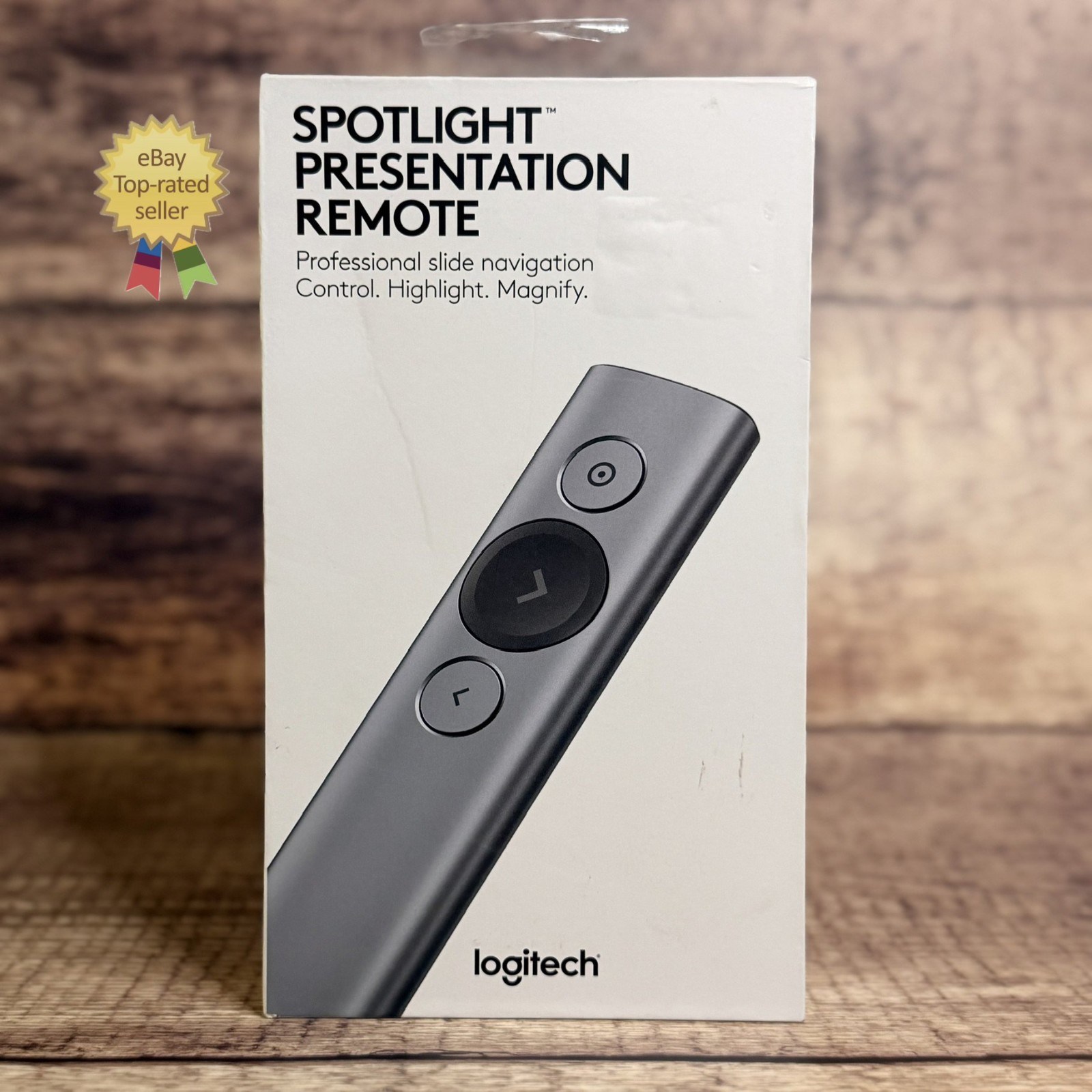Logitech Spotlight Presenter Remote Universal Wireless (910-004654) MINT COND.