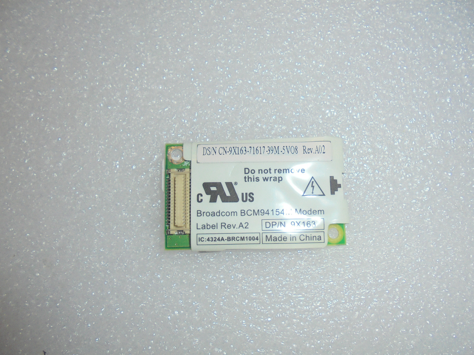 New Genuine Dell 56K Mini PCI Laptop Modem 9X163