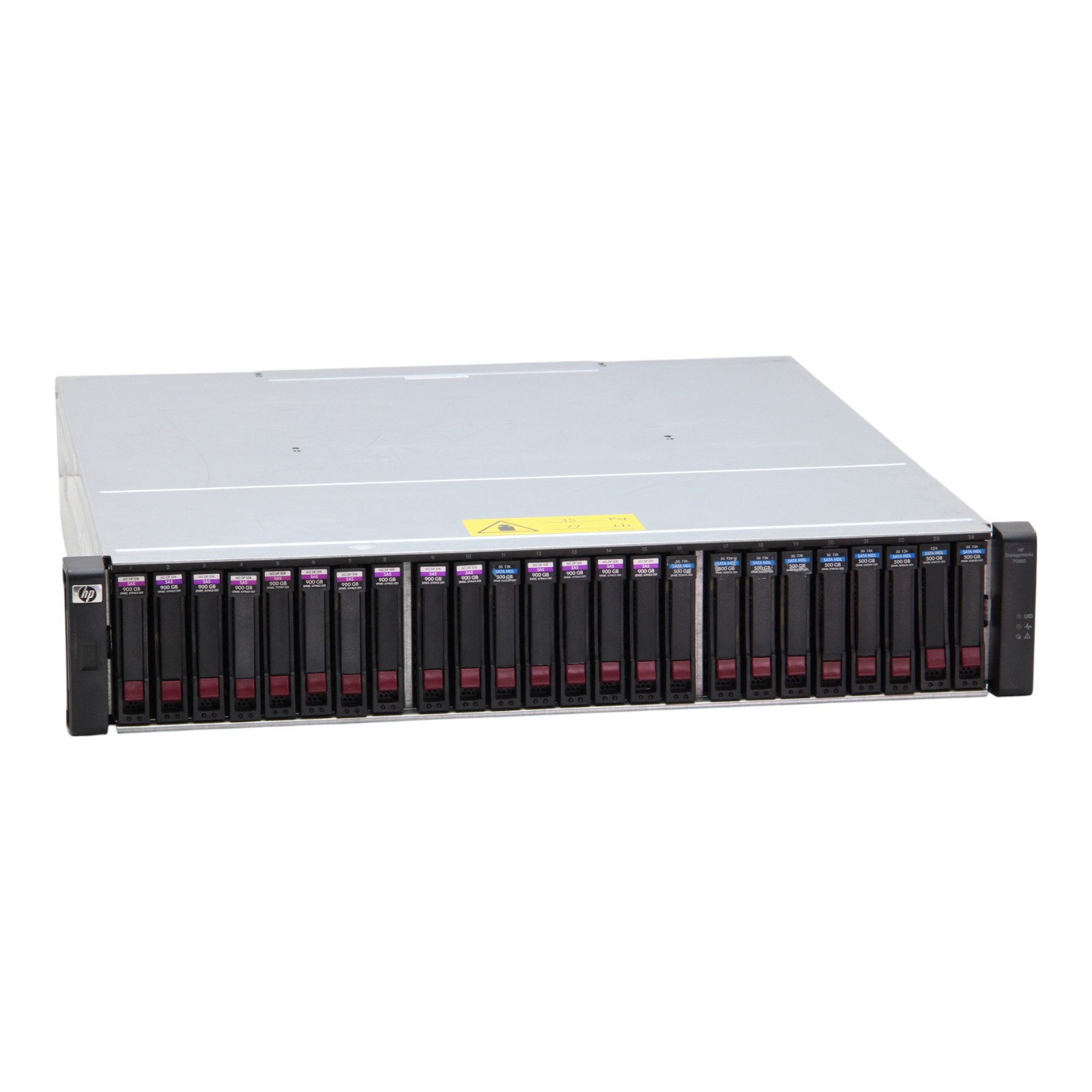 HP StorageWorks P2000 AP837A Fibre Channel Mini-SAS PSU 24x SFF Disk Array