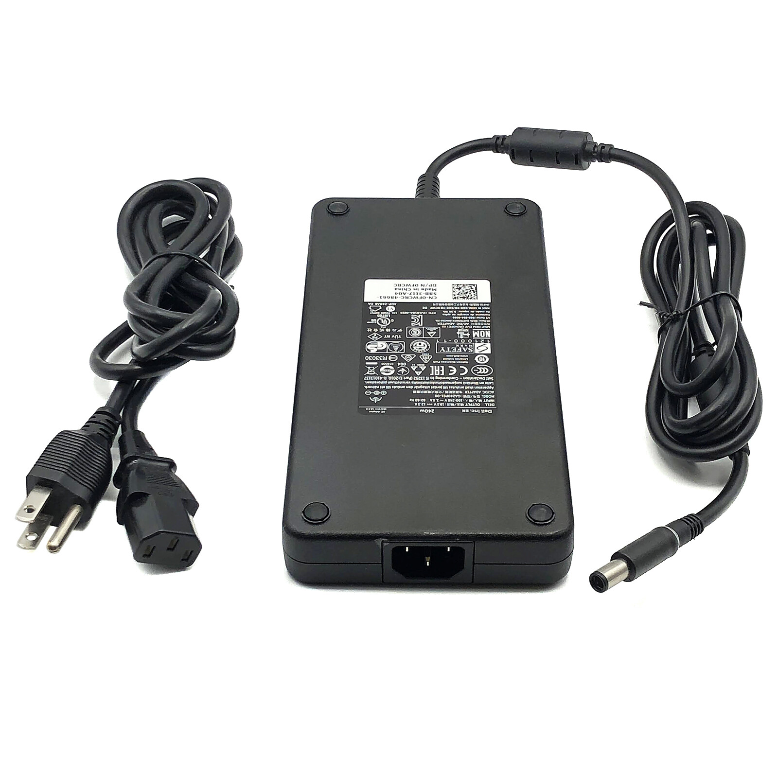 Genuine Dell AC Adapter Charger 240W for Dell WD19DC USB-C Docking Station