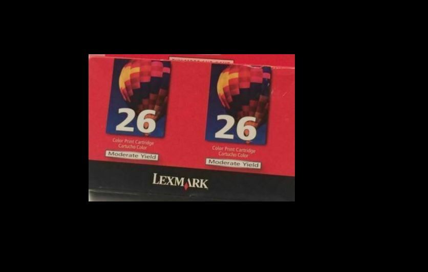 New  Genuine Lexmark 26 Color Inkjet Cartridges X75 X1150 X125  Z35LE, Z35T