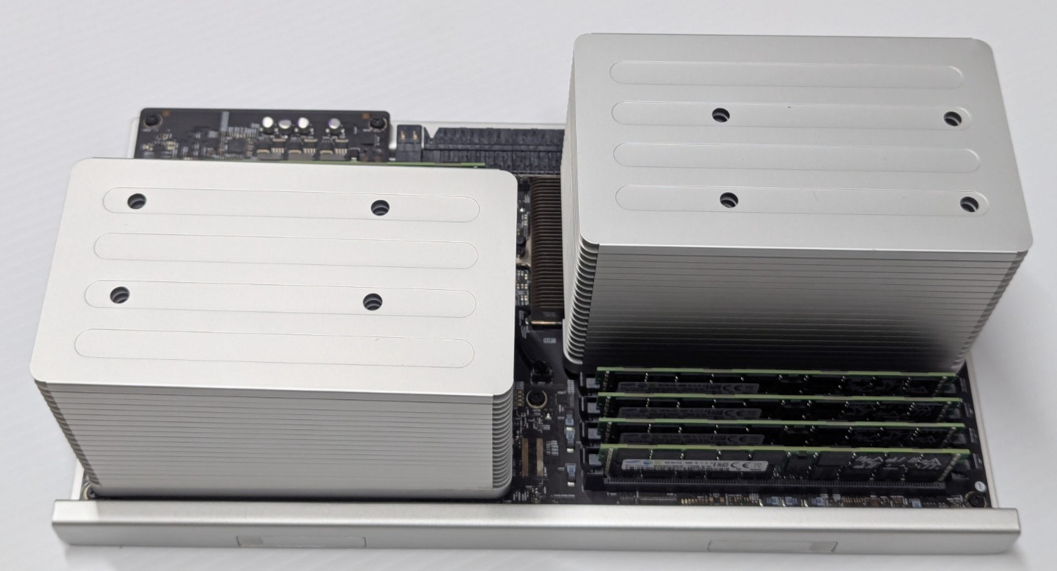 2010-2012 Mac Pro A1289 CPU Upgrade Tray 3.33 12 Core Dual X5680 128GB 1333 Ram