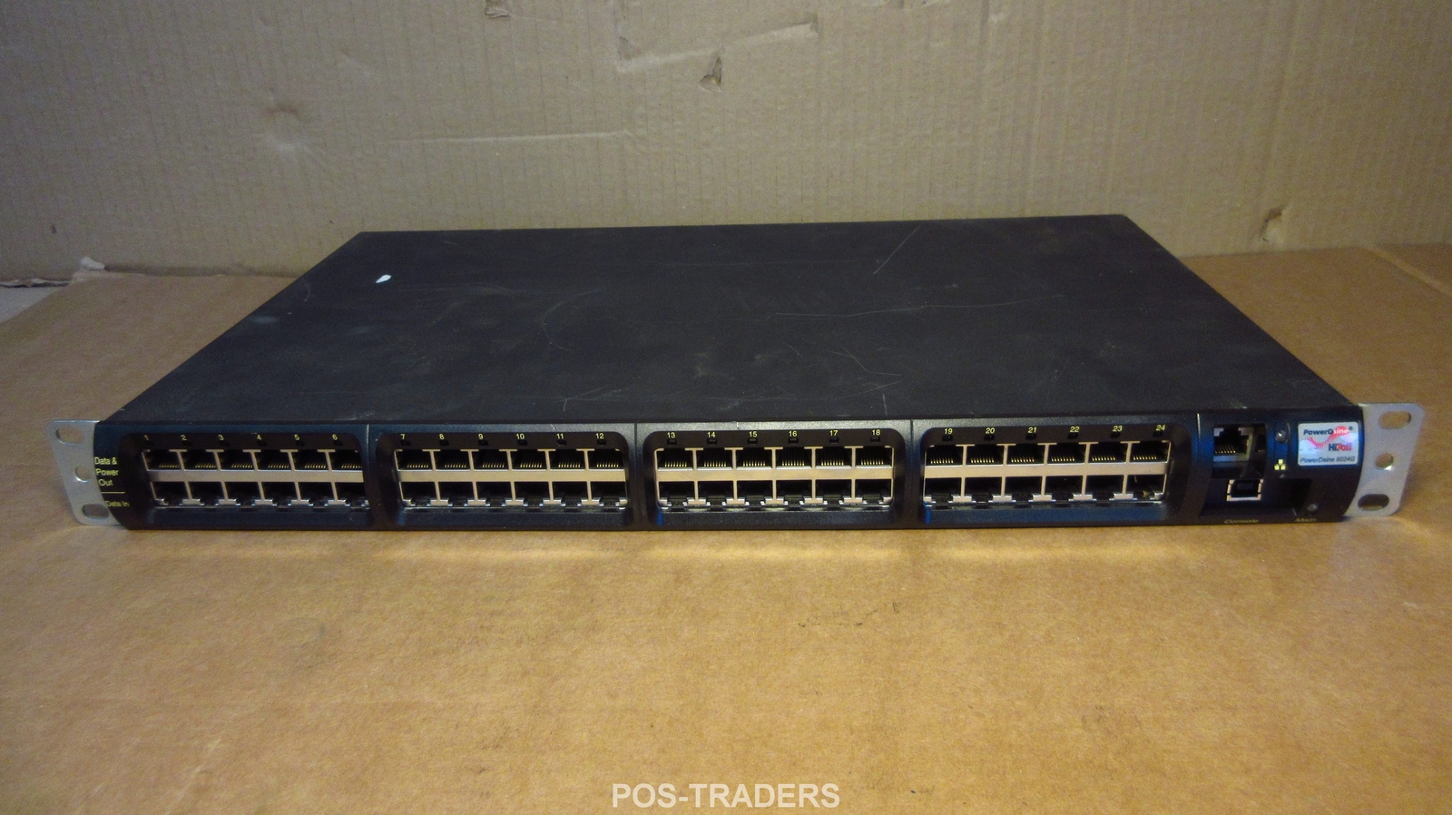 POWERDSINE PD-9024G/ACDC/M/F 24-Port PoE Full Power Managed Gigabit Switch + RM