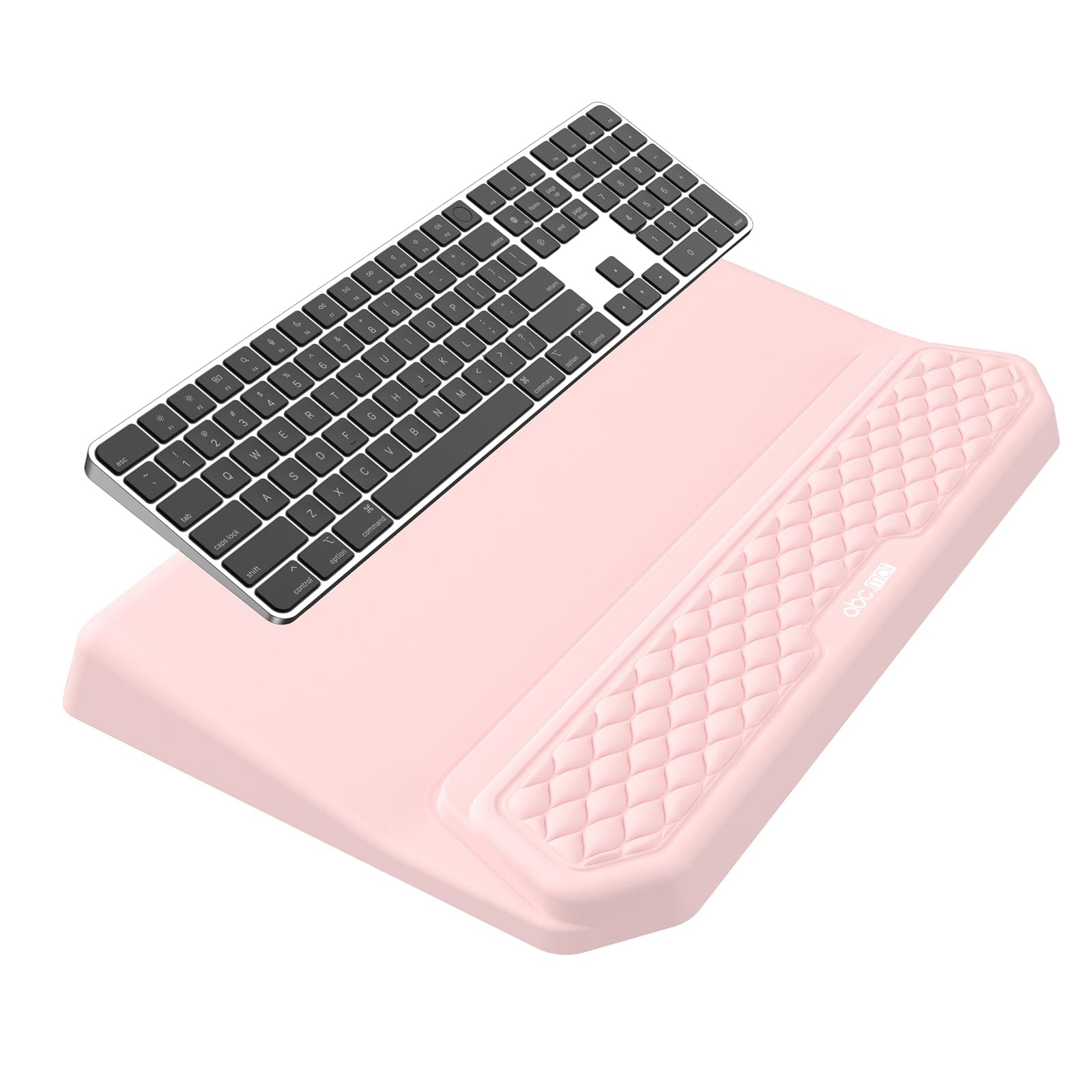Pink 2in1 Ergonomic Keyboard Stand Wrist Rest Desktop Computer PC Support