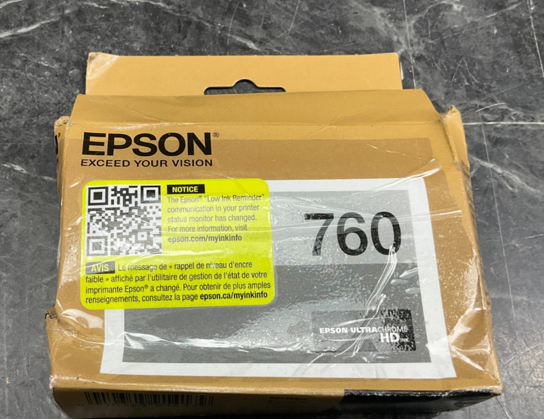 Epson UltraChrome HD Light Light Black Ink Cartridge T760920 ✅❤️️✅❤️️ BRAND NEW