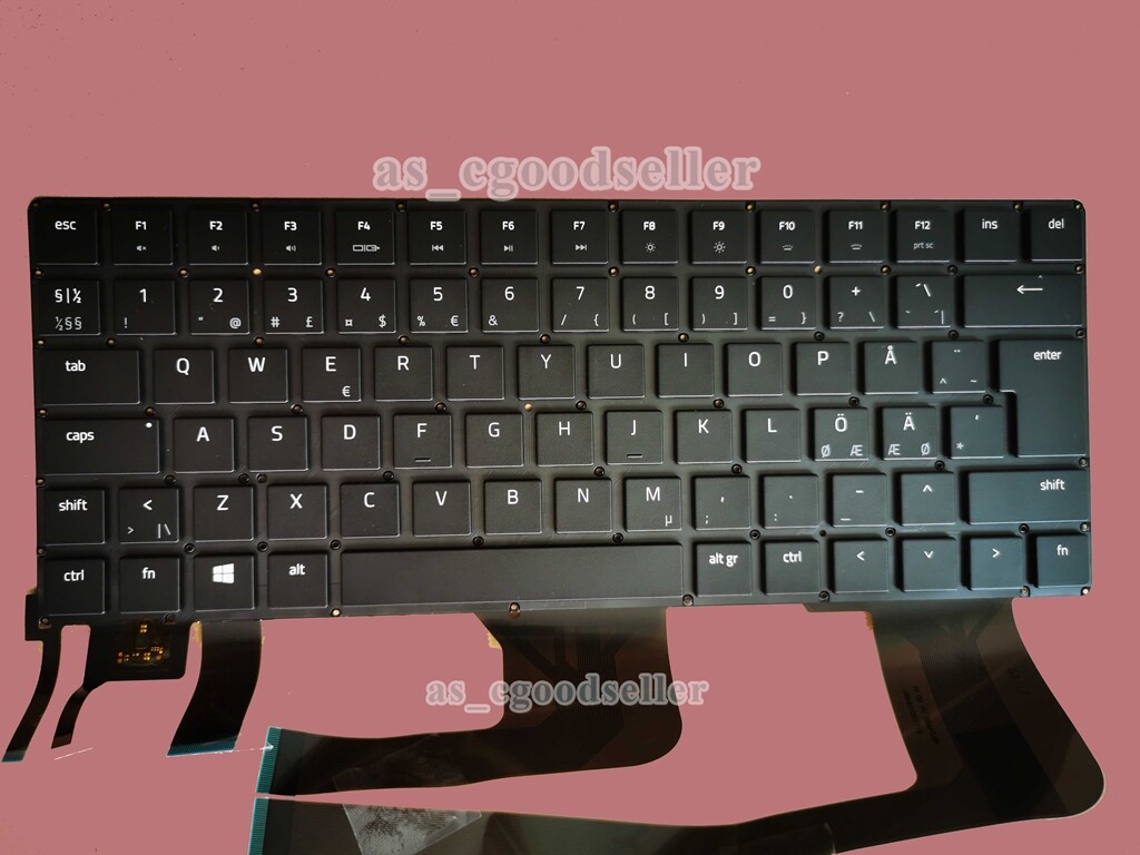 New for RAZER Blade 15 RZ09-0301 RZ09-03018 RZ09-03018E52 Keyboard BACKLIT Black