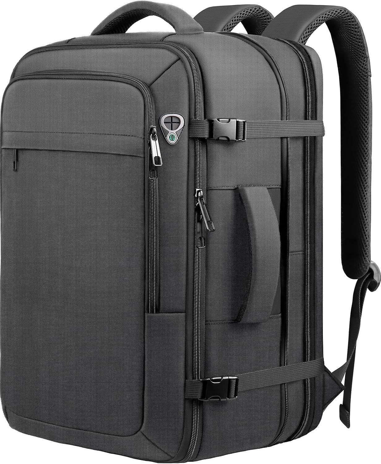 50L Travel Backpack Carry On Flight Approved, Mochila de Viaje for Men, Extra La