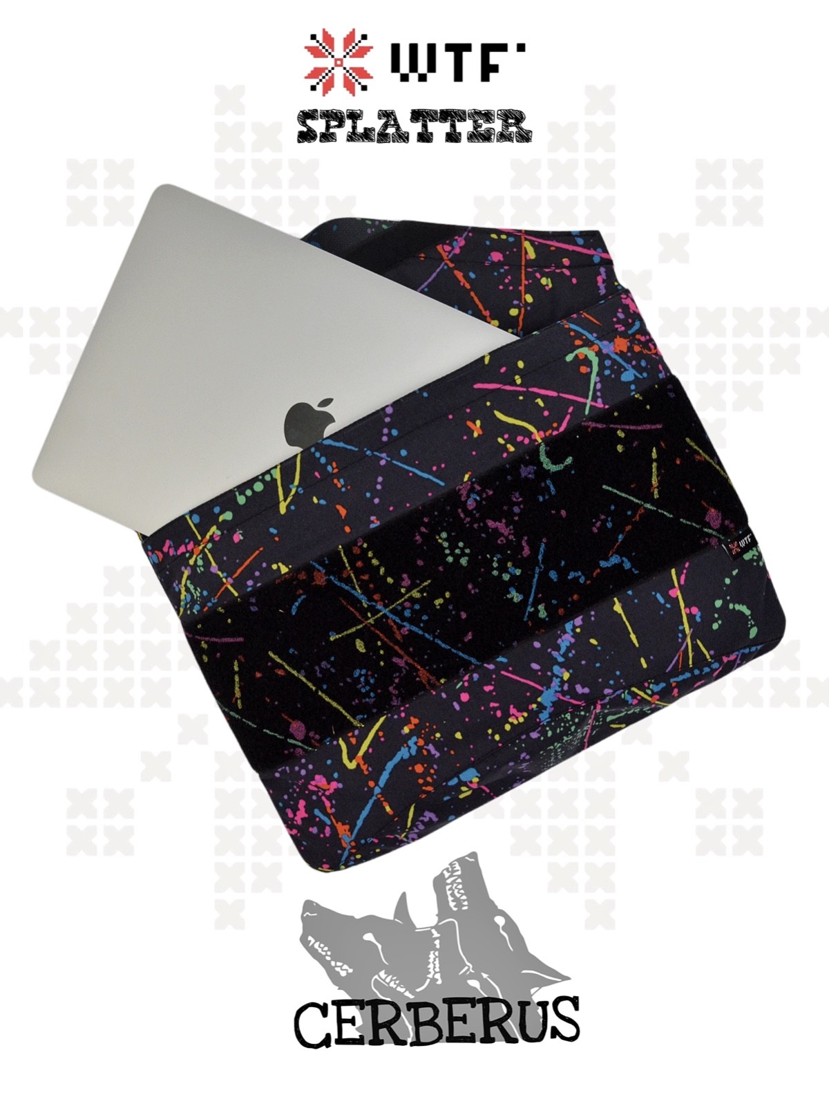 Splatter CERBERUS Laptop Bag, Made to Fit Your Laptop, Custom-Fit Tactical