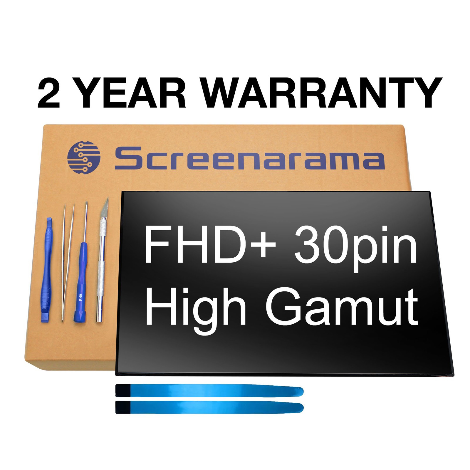 HP pn N98651-001 FHD+ IPS 30 pin Matte LCD Screen + Tools SCREENARAMA *FAST