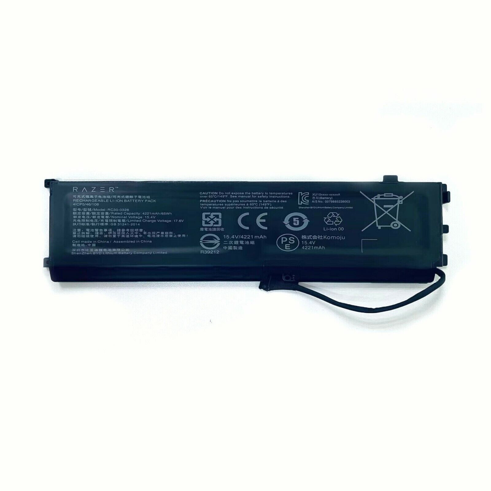 New Genuine RC30-0328 Battery For Razer Blade15 2020 RZ09-0328 RZ09-03304x