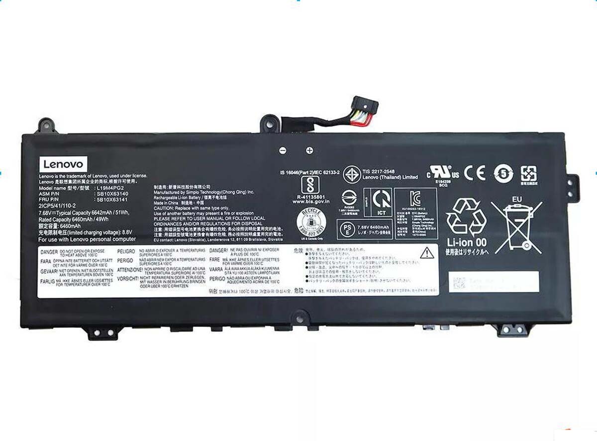 Genuine Battery L19D4PG2 L19M4PG2 L19L4PG2 For Lenovo IdeaPad Flex 5 CB 13IML05
