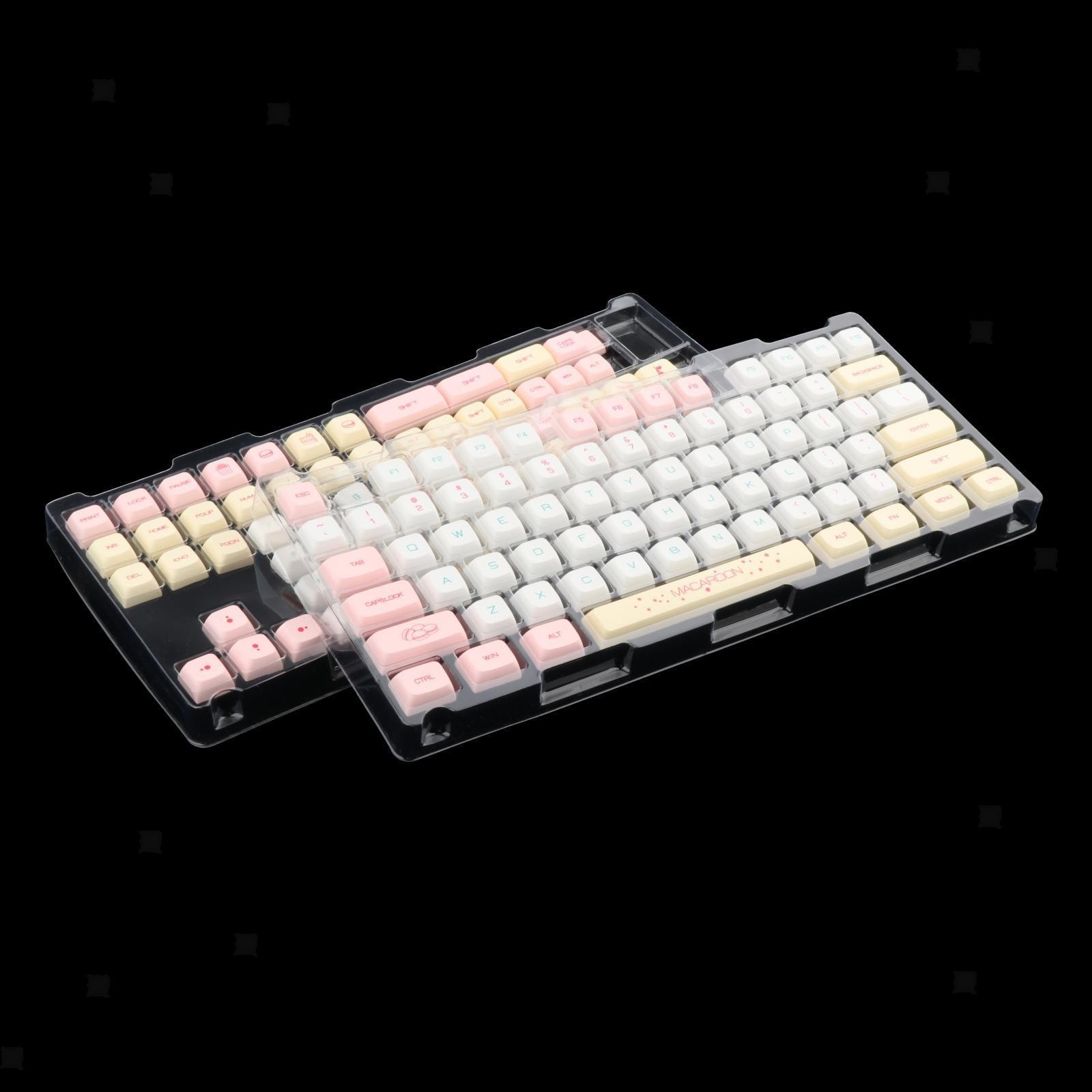 131 Keys PBT Keycaps Easy to Read Waterproof Xda Profile for Desktop Laptop