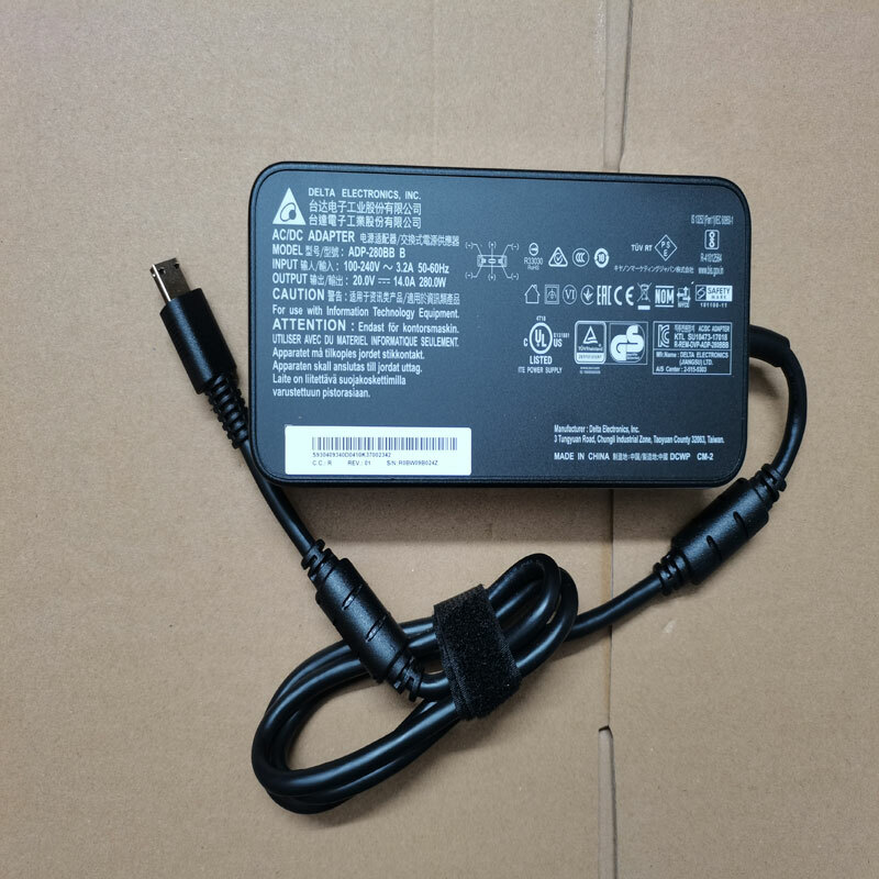Delta 20V 14A ADP-280BB B For MSI Vector 17 HX A14VGG-270US RTX4070 280W Genuine
