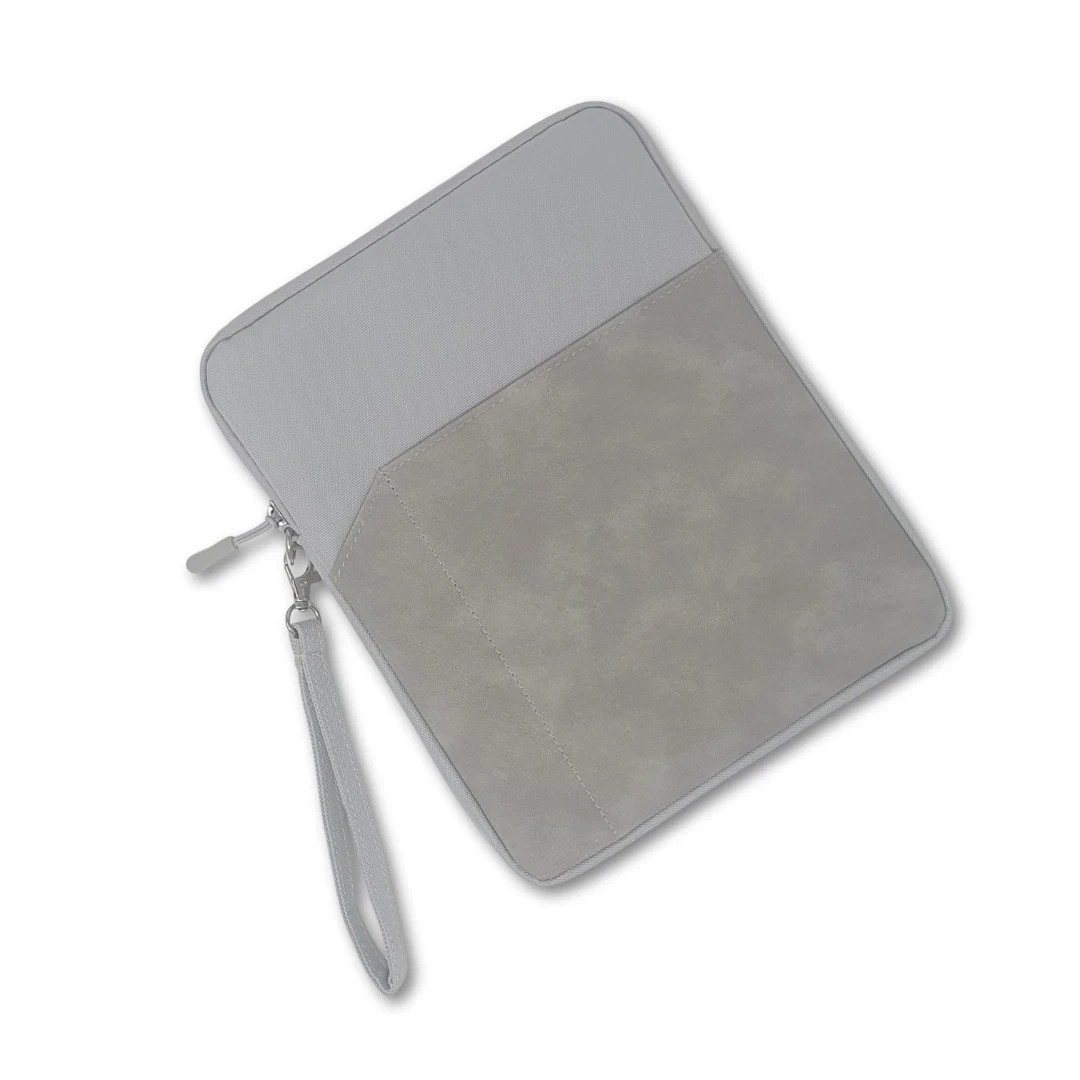10.1" Tablet Sleeve Case with Handle Soft Pouch Fusion5 Grey