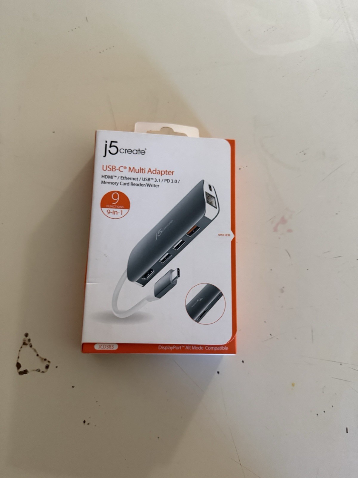 J5create JCD383 USB-C 9-in-1 Multi Adapter HDMI 4k Ethernet USB 3.0 PD 100W🔥