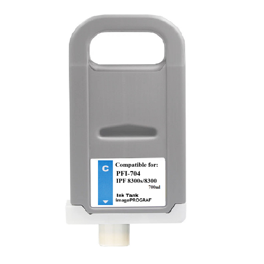 PFI-704 Cyan Ink Tank Cartridge Fit Canon IPF 8300s 8300 PFI704-C