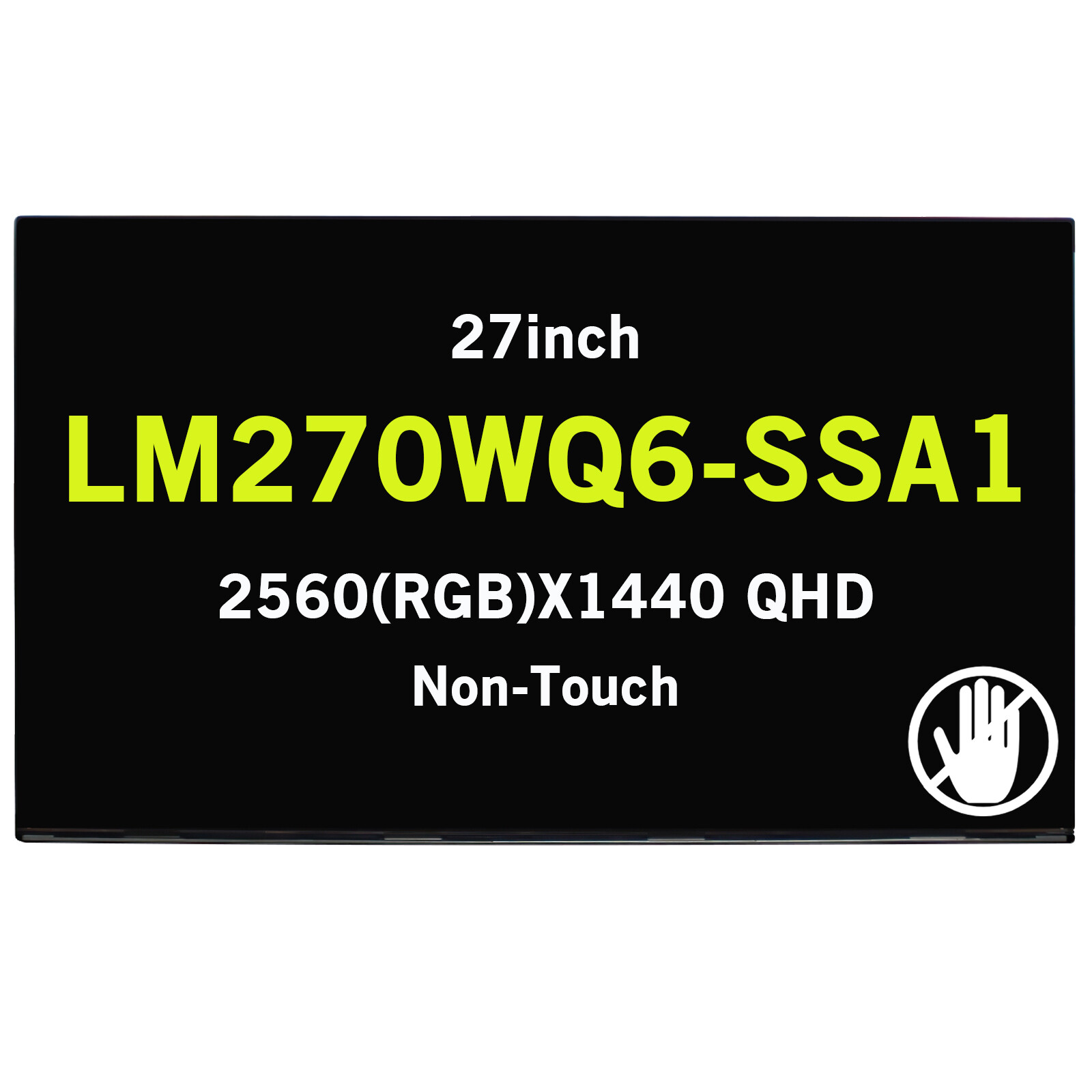 for LG LM270WQ6-SSA1 27in Non-Touch Screen LCD Panel LM270WQ6(SS)(A1) 2560X1440