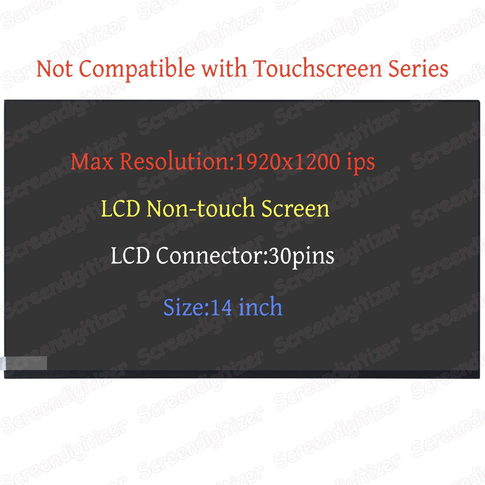 For BOE NE140WUM-N62 V8.0 FHD+ 30pin LED LCD Screen