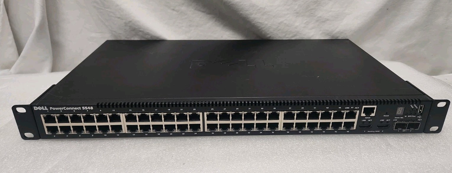 Dell PowerConnect 5548 48 Gigabit Ports 2x 10GbE SFP+ Layer 2 Ethernet Switch