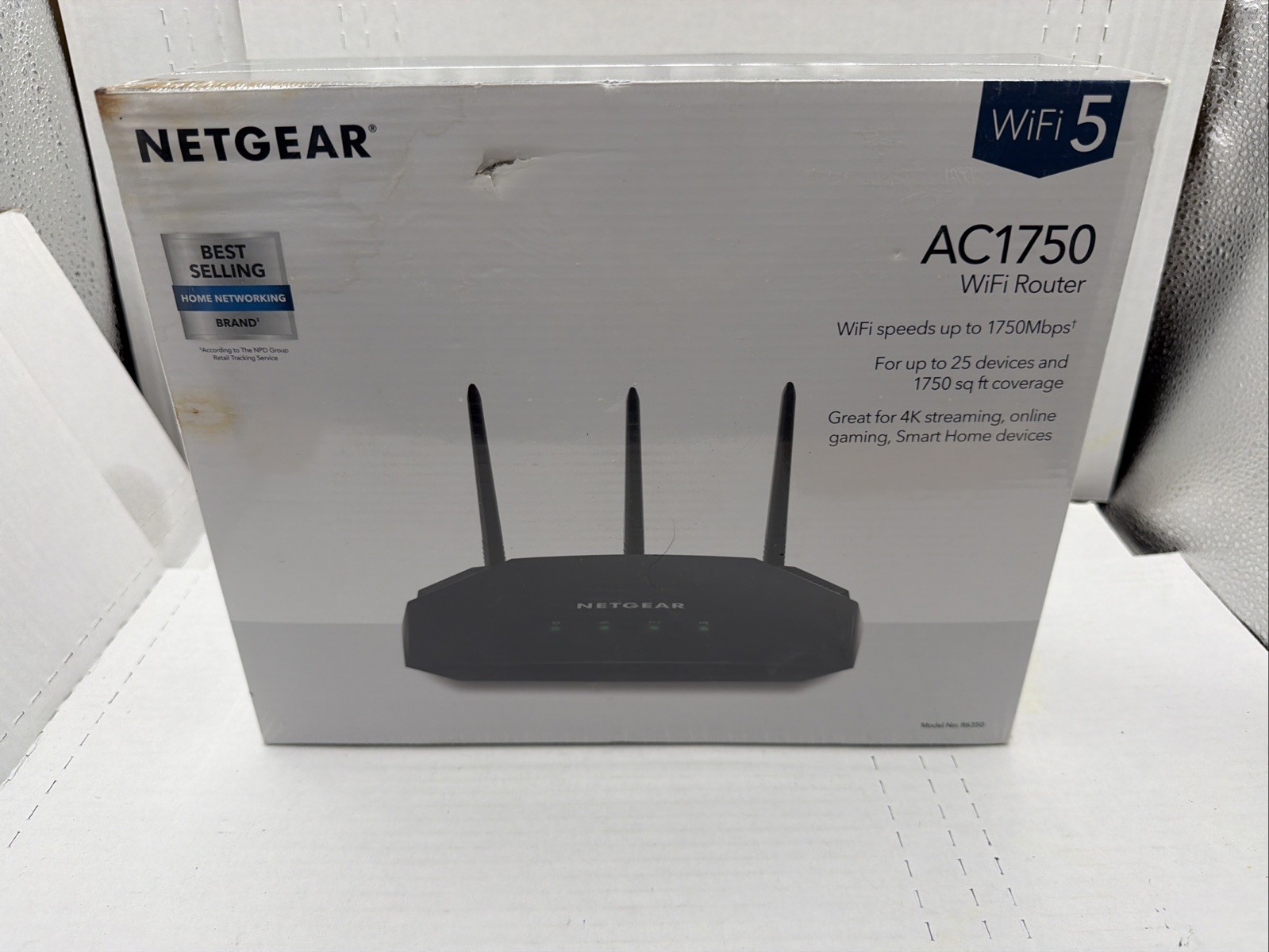 NEW Netgear AC1750 Smart WiFi Router - 802.11 AC Dual Band Gigabit - Black