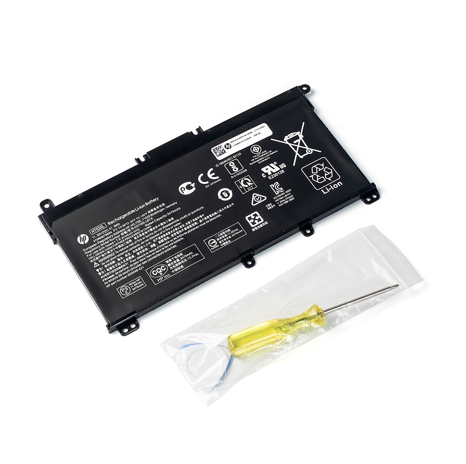 10PCS OEM 41.9Wh HT03XL Battery for HP Pavilion L11119-855 L11421-421 HSTNN-LB8M