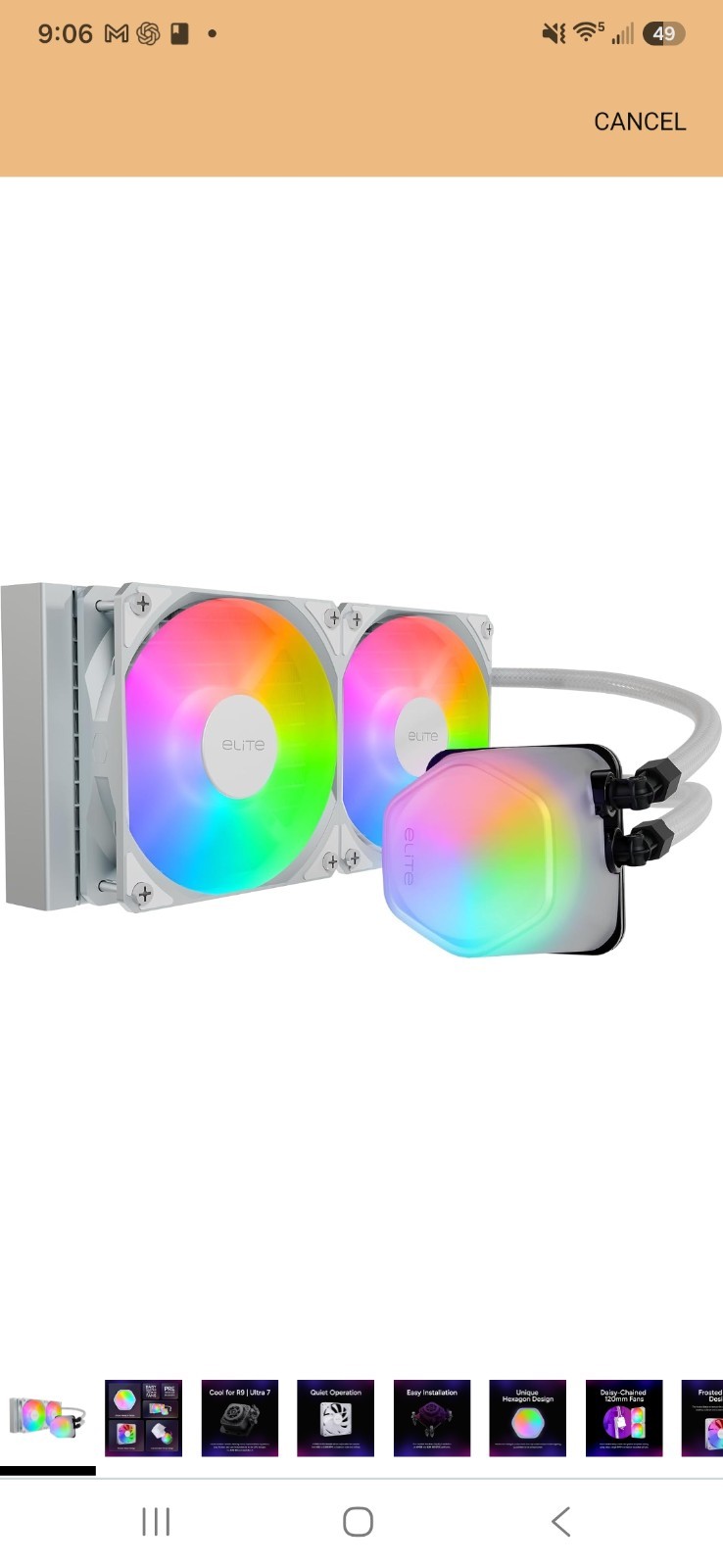 Cooler Master Elite Liquid 240 White