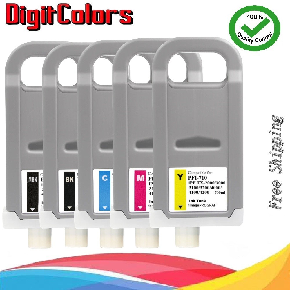 Any 3 colors PFI710 Ink Cartridge For Canon iPF TX- 2000 TX-3000 TX-3100 TX-3200