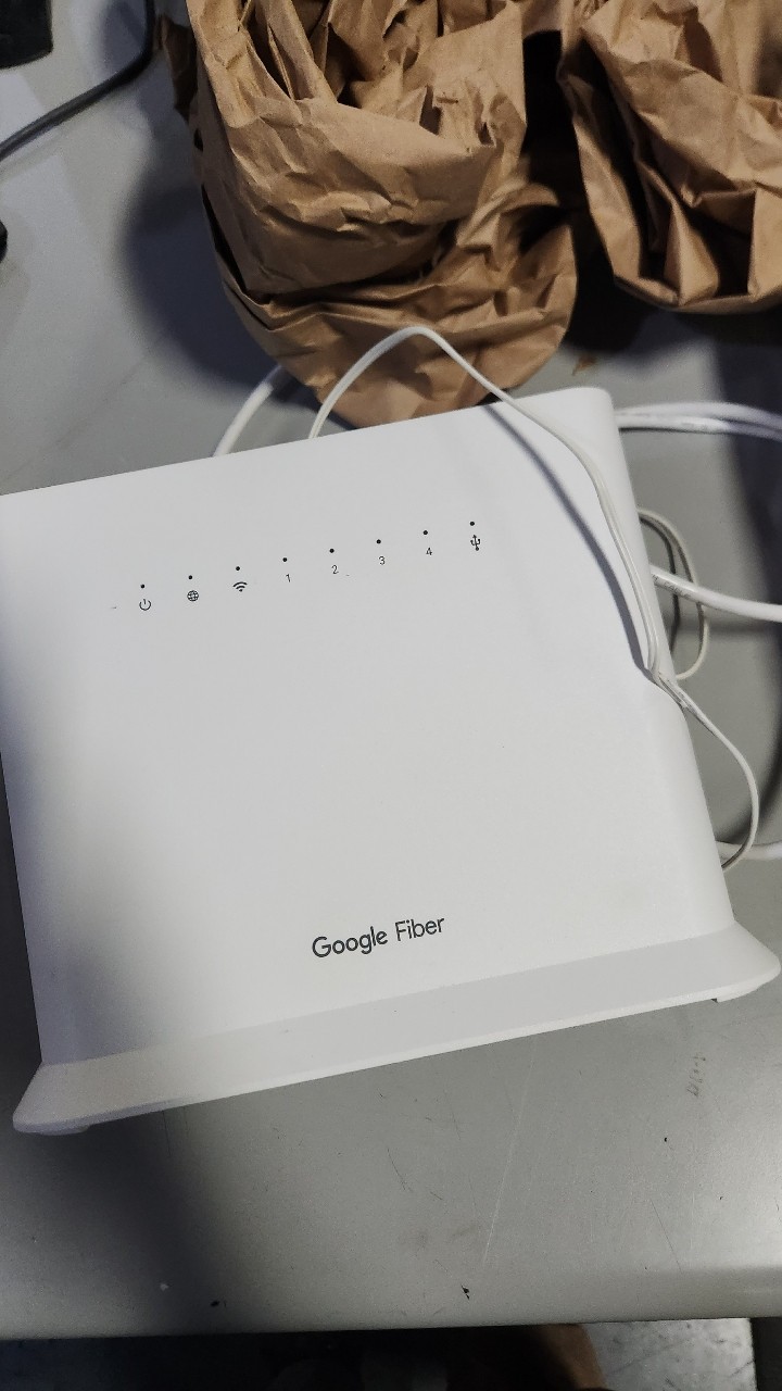 Google Fiber GRAX210T WiFi 6 Fiber Router Gateway 4-Port Ethernet