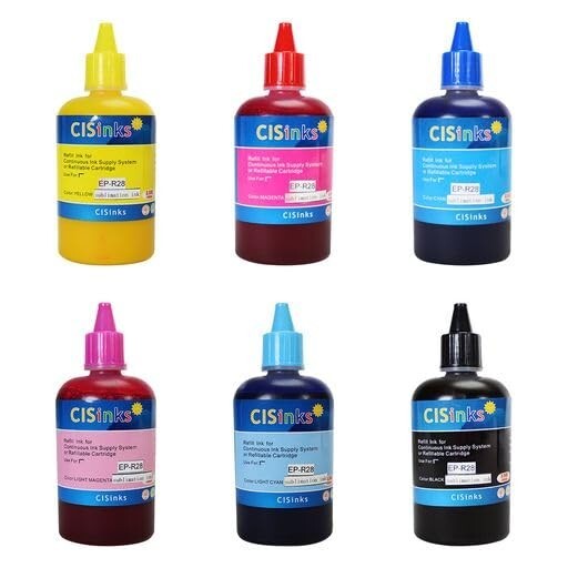 CISinks T098 Sublimation Refill Ink Bottle alternative for 800 837 810 710