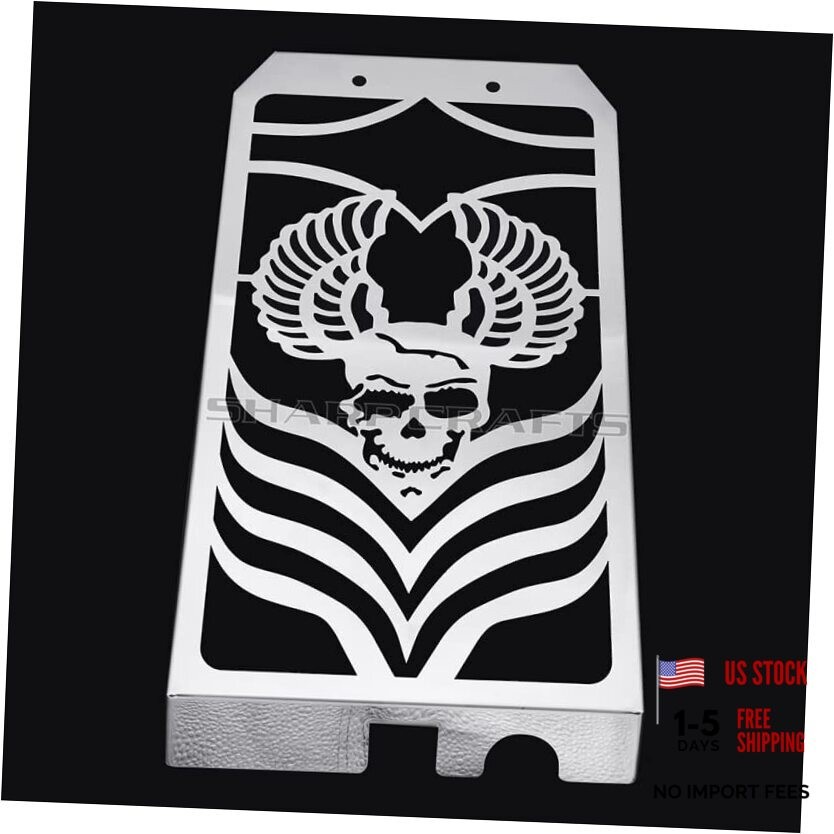 Skull Radiator Cover Shrouds Bezel Grill Grille Guard Protector For YAMAHA V
