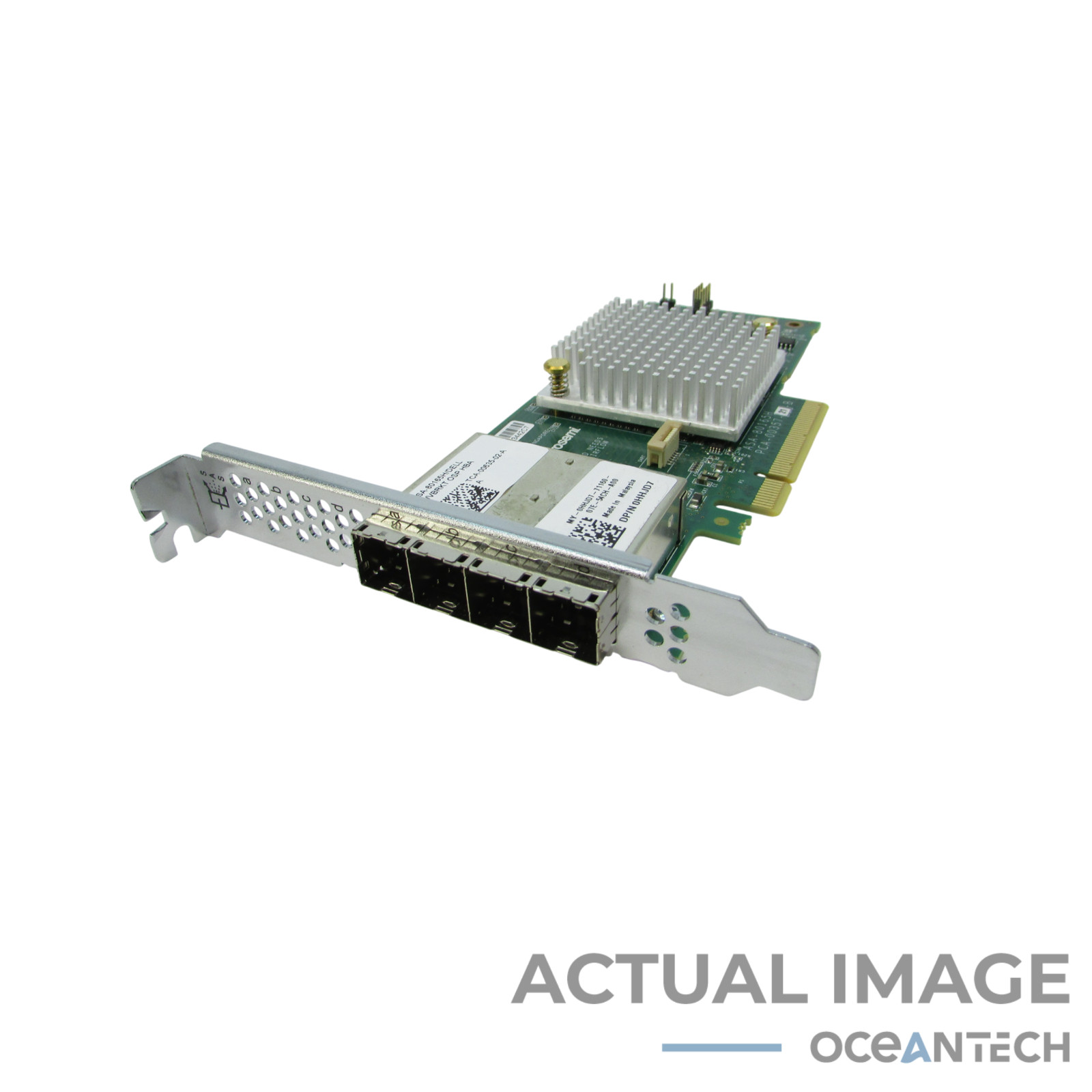 Dell ASA-80165H Quad-Ports 12GbE SFP PCIe SAS Host Bus Adapter Dell P/N: 0HHJD7