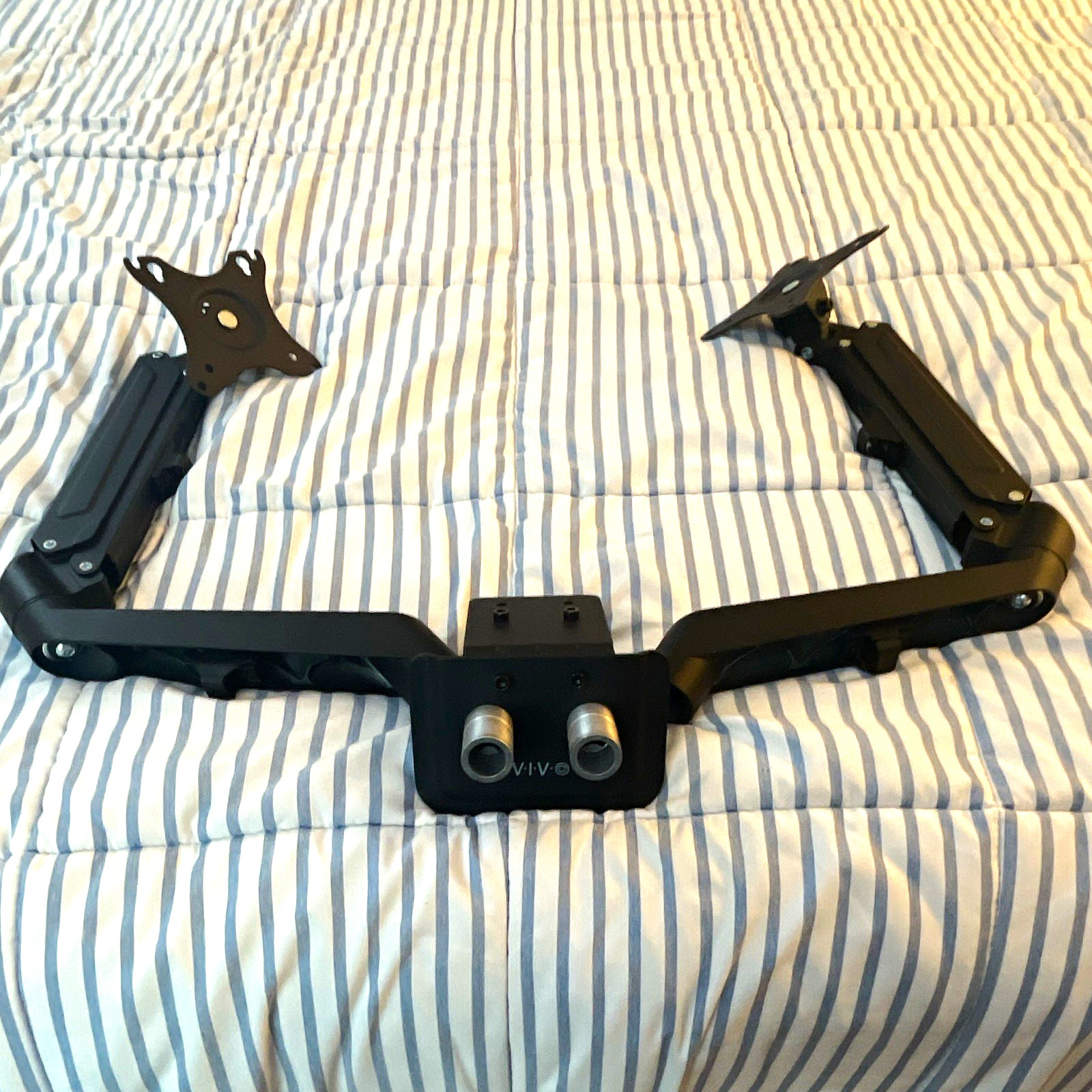 VIVO Dual Monitor Desk Mount Arm Stand Tilt & Rotate Universal Black
